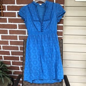 Blue Knee length Fossil Dress